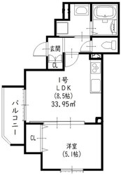 寝屋川公園駅 徒歩13分 1階の物件間取画像